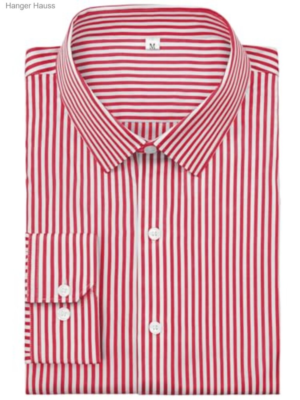 Men's Wrinkle-Resistant Long Sleeve Striped Button-Down Shirt Regular Fit